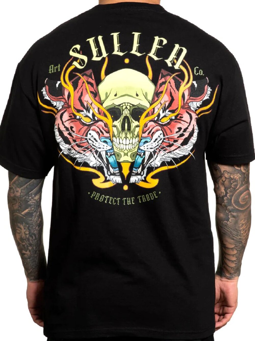 Sullen Art Collective Split Tiger SCM5203 Standard Short Sleeve Men`s T-shirt